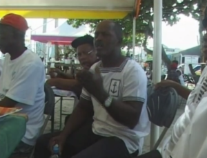 Chants à la fête des marins de l'île de La Désirade, Guadeloupe, 2009