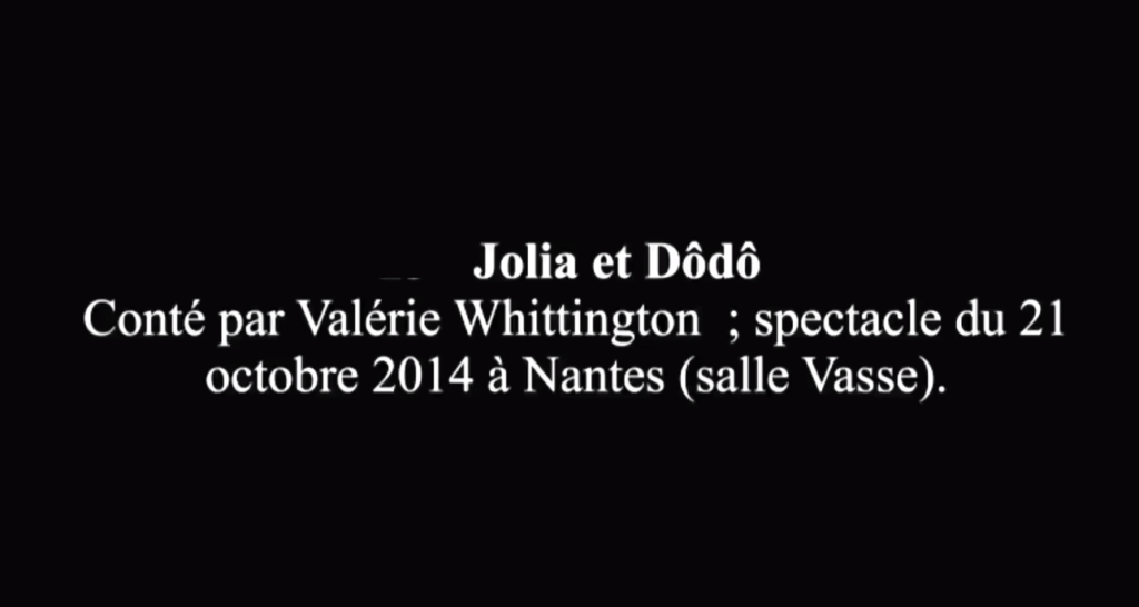 Conte de Jolia et Dôdô, Nantes, 2014