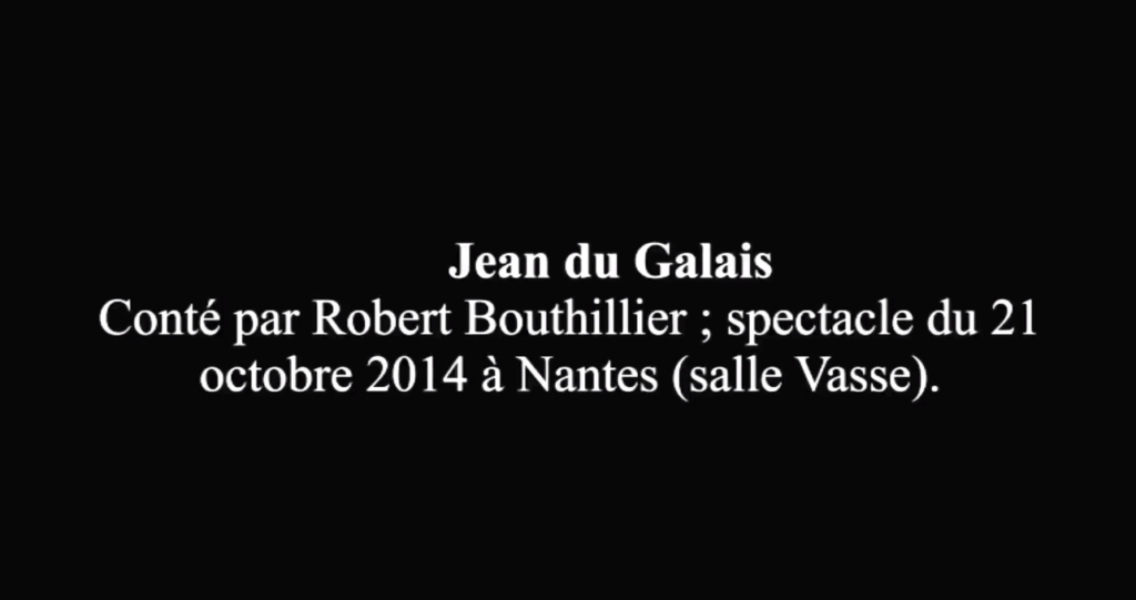 Conte de Jean du Galais, Nantes, 2014